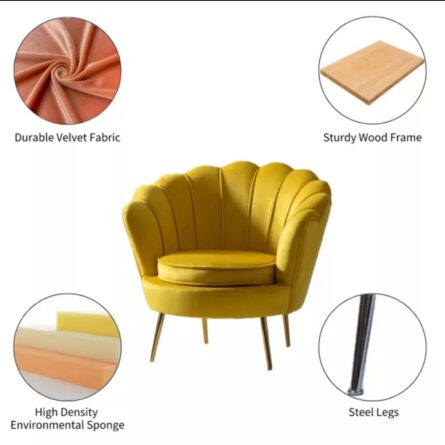 Hendrix Upholstered Barrel Chair - Image 5
