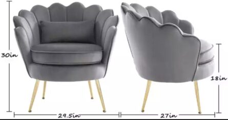 Hendrix Upholstered Barrel Chair - Image 12