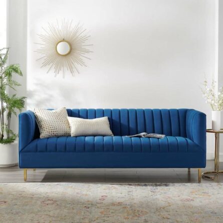 Anzla 3 Seater Chesterfield Sofa - Image 2