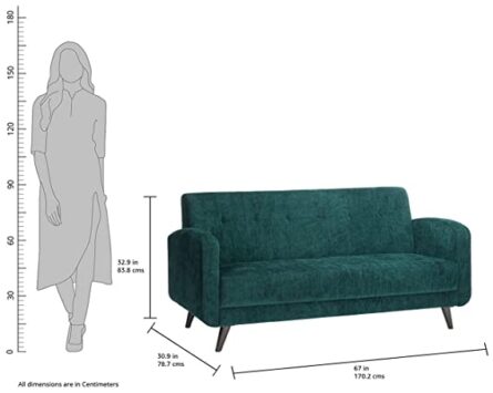 MAHARAJA FABRIC 3 SEATER SOFA - Image 8
