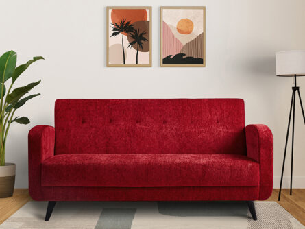 MAHARAJA FABRIC 3 SEATER SOFA - Image 7