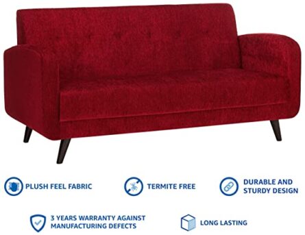MAHARAJA FABRIC 3 SEATER SOFA - Image 5
