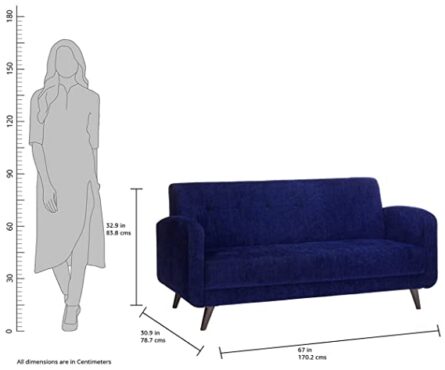 MAHARAJA FABRIC 3 SEATER SOFA - Image 13