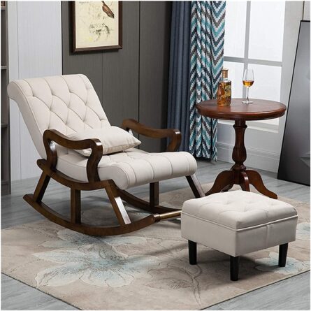 Handcrafted Teak Wood Modern Ergonomic - Image 2