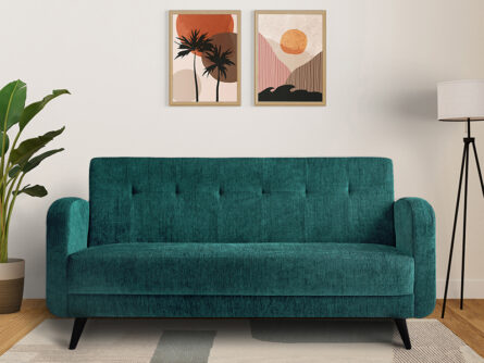MAHARAJA FABRIC 3 SEATER SOFA - Image 12