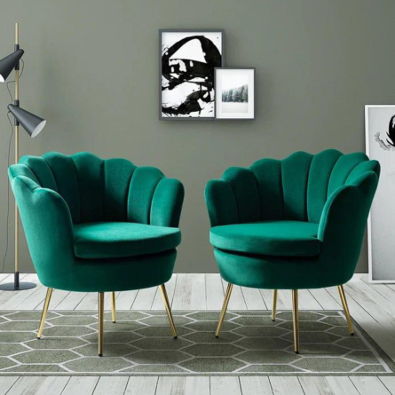Hendrix Upholstered Barrel Chair 1 - Image 5