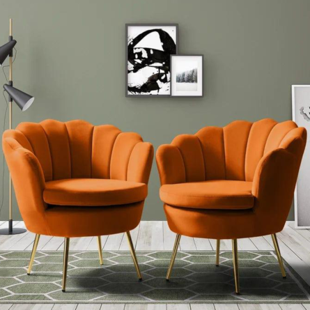 Hendrix Upholstered Barrel Chair 1 - Image 3