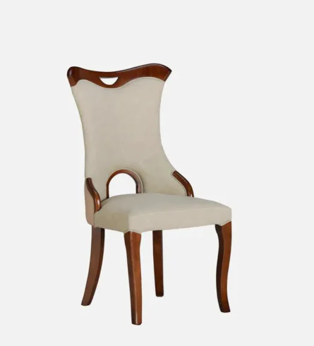 Marble Top 6 Seater Dining Sets In Beige & Brown Colour - Image 2