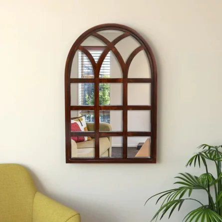 Wall Mirror Window Decorative Mirrors Arched - Image 3